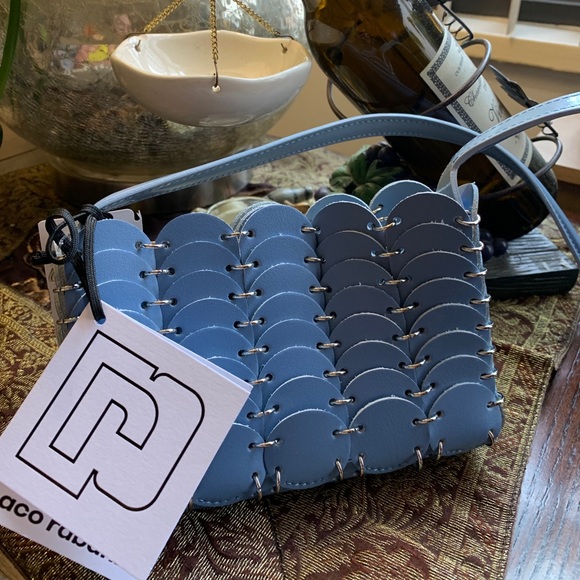 Paco Rabanne Handbags - SOLD⛔️Authentic PACO RABANNE Linked leather magnetic closure crossbody
